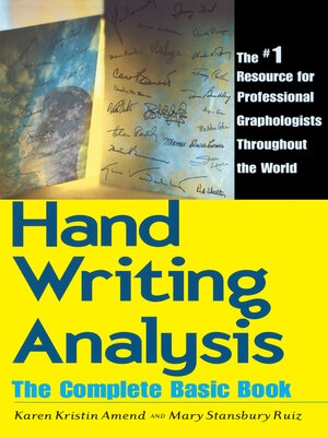 cover image of Handwriting Analysis